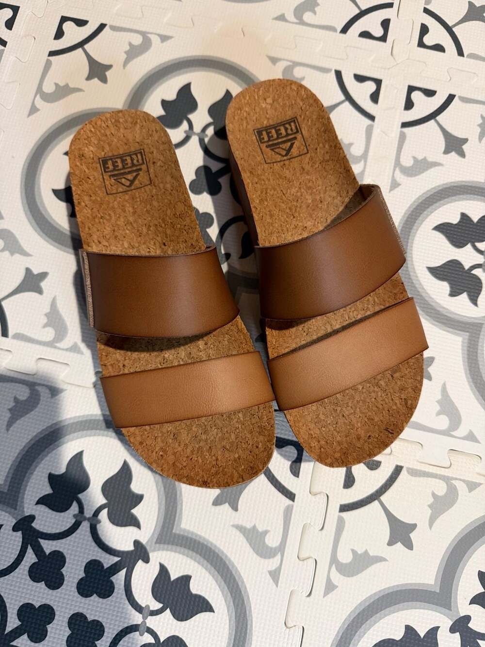 Reef Cushion Vista Hi Platform Slide Sandal